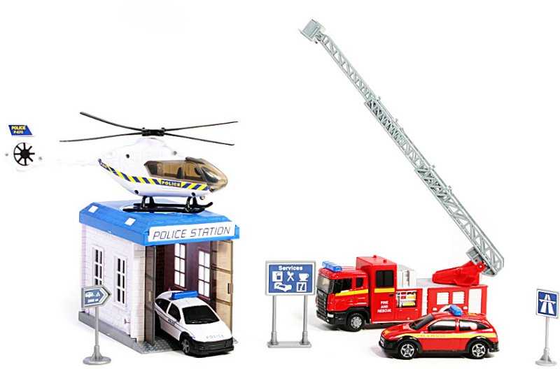 GearBox Hrací set - policejní stanice