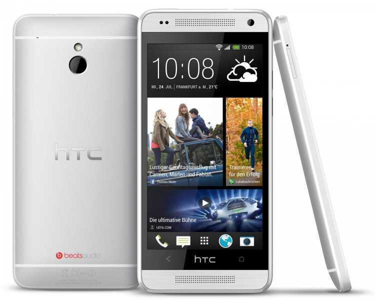 HTC One mini, stříbrný